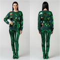 Saint Patrick’s day sequin sweatshirt ￼