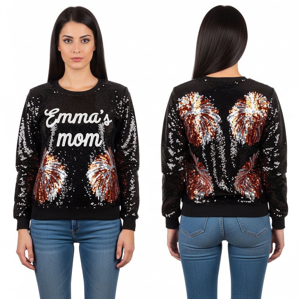 Custom cheer moms sweatshirts