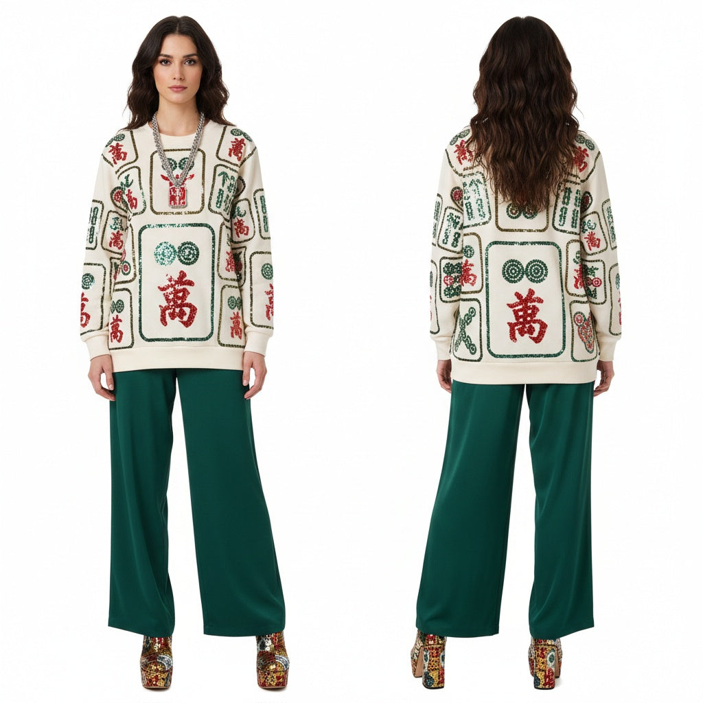 Mahjong sweatshirt