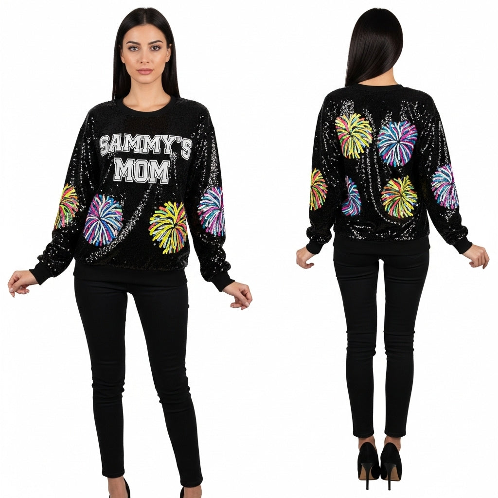 Custom cheer moms sweatshirts