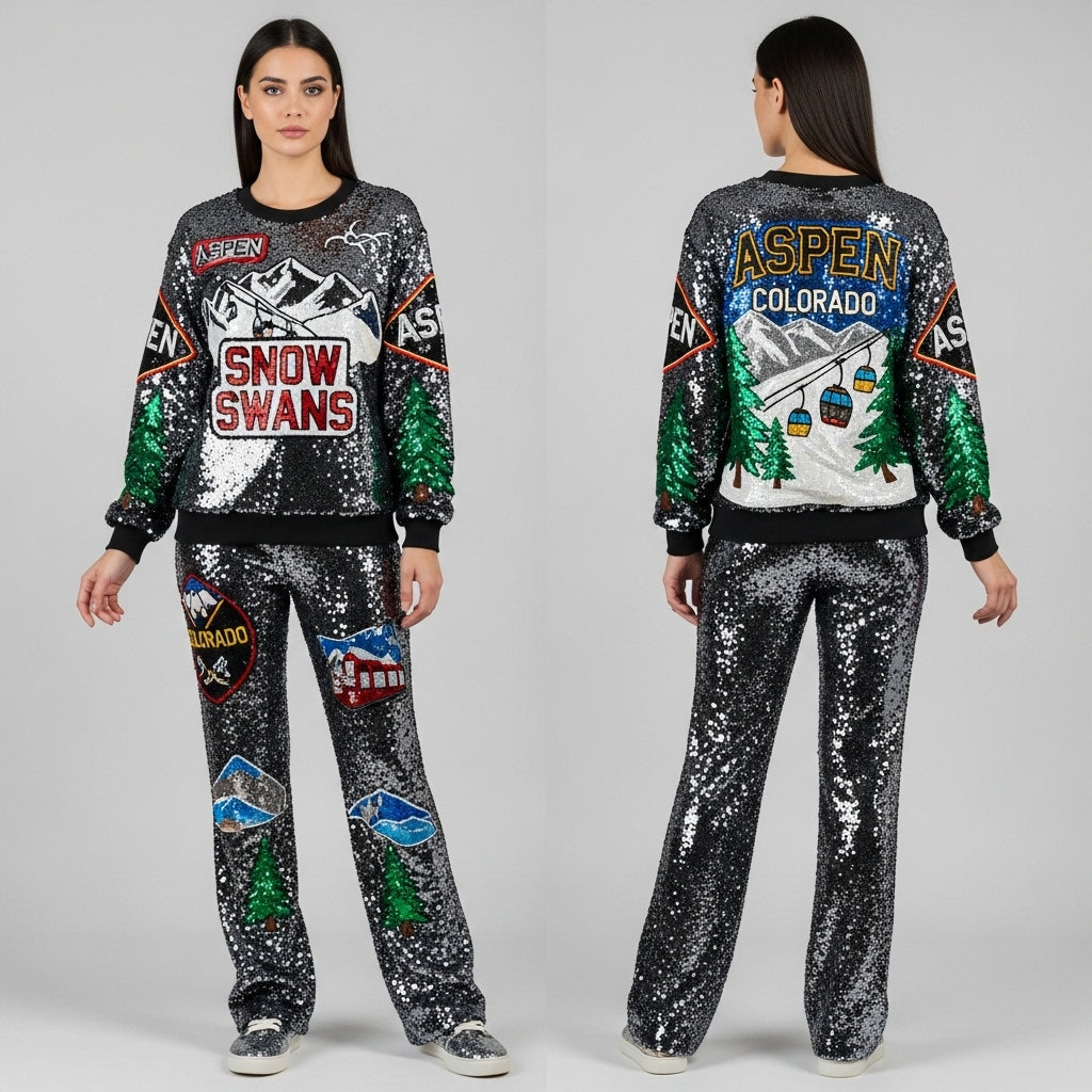 Snow Swans Sweatshirt ￼