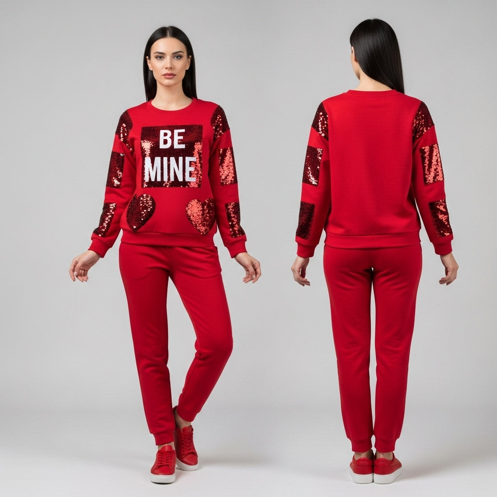 Be mine sequin sweatshirt, ￼￼