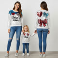 Mommy and me sequin bows sweatshirt the me sweatshirt