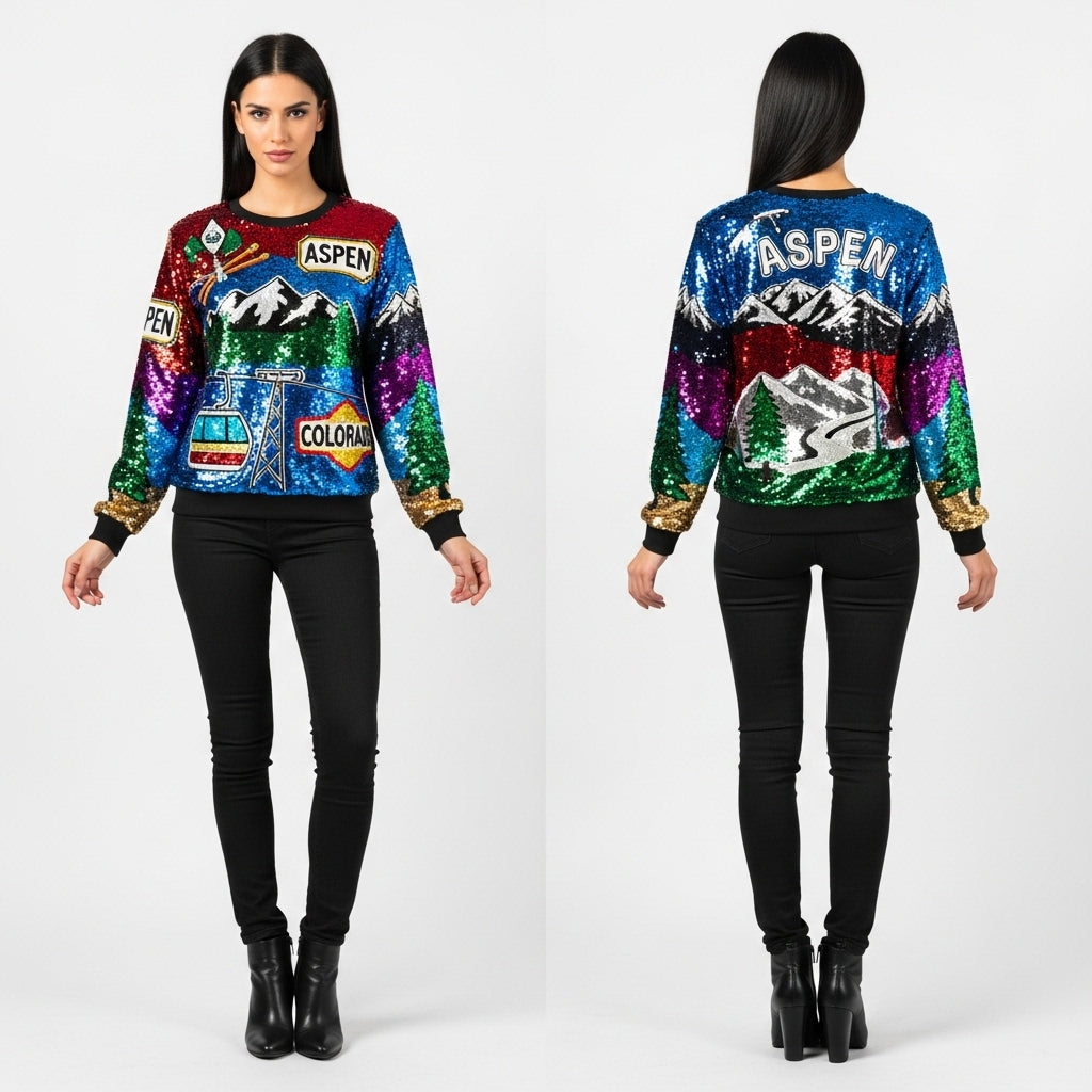 Aspen Swan sweatshirt