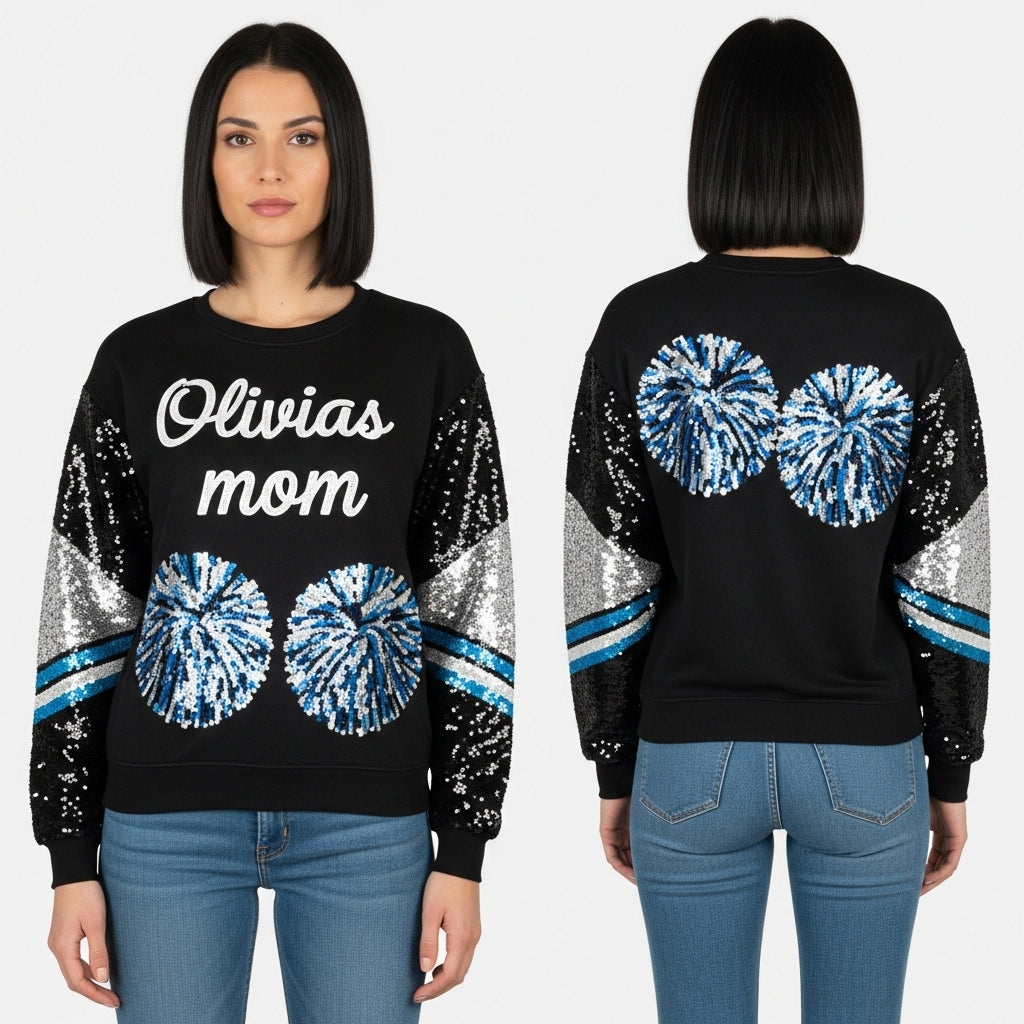 Custom cheer moms sweatshirts
