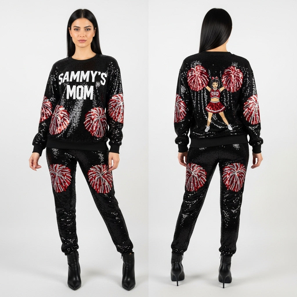 Custom cheer moms sweatshirts