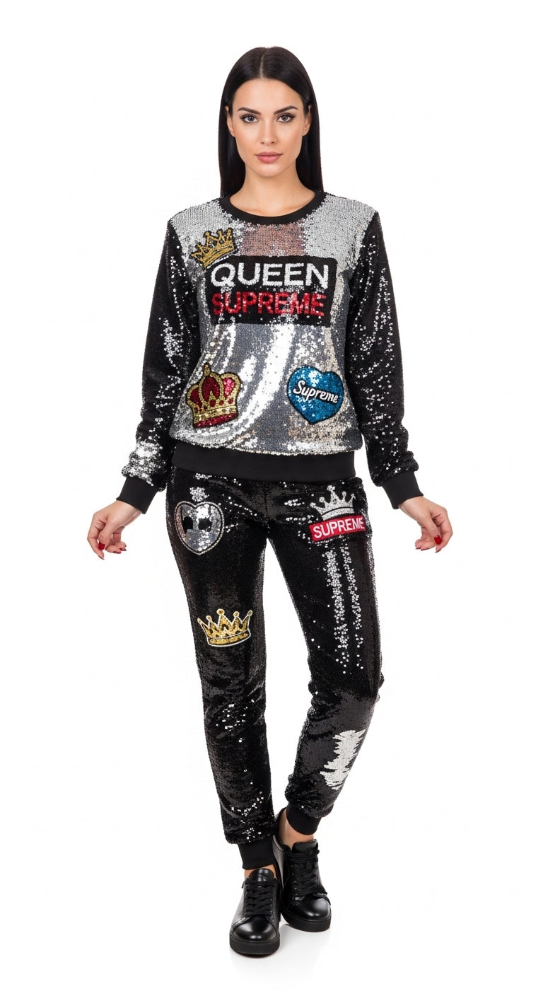 Queen supreme sweatshirts  sets