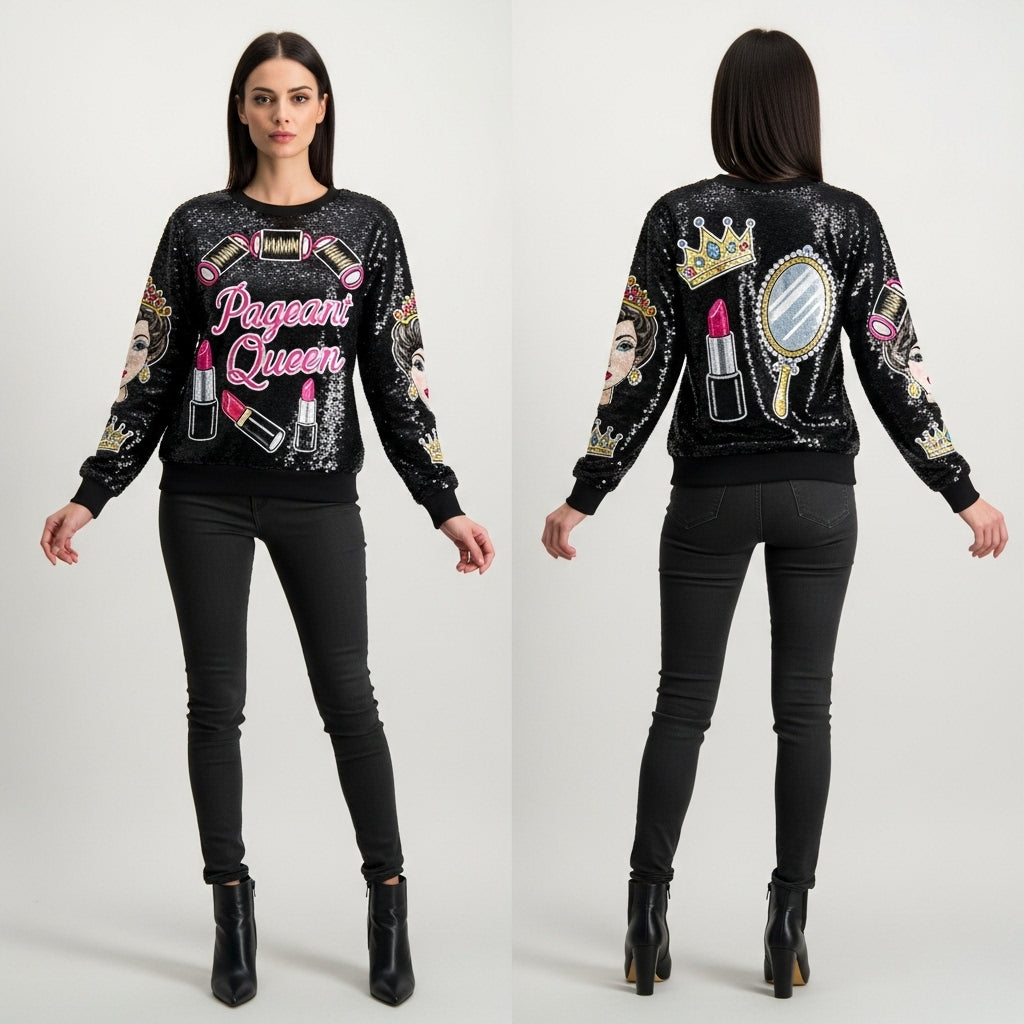 Pageant queen sweatshirts ￼
